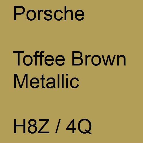 Porsche, Toffee Brown Metallic, H8Z / 4Q.